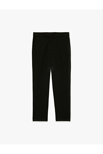 Koton Women'S Black Cigarette Pants