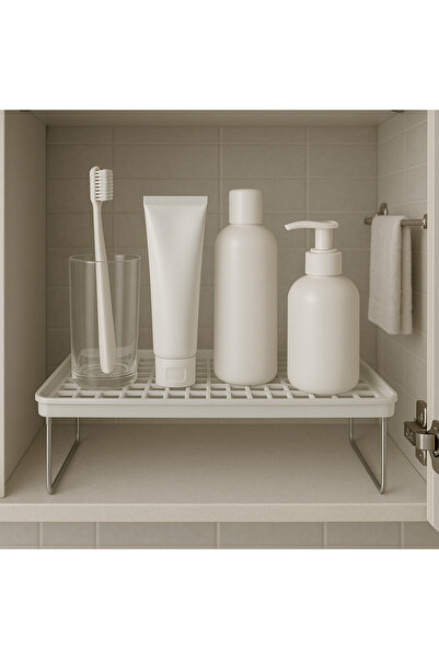 Kitchen Line Modern Mutfak Rafı – Metal Ayaklı Çok Amaçlı Organizer 1 ADET