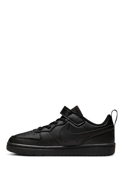 Nike COURT BOROUGH LOW RE SİYAH ERKEK ÇOCUK SNEAKER AYAKKABI