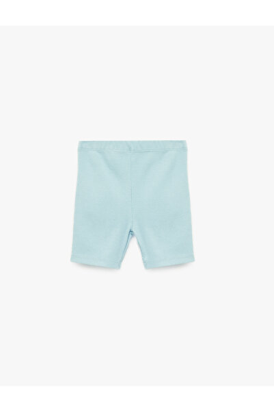 Koton Baby Girl'S Blue Basic Leggings