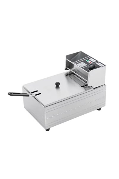 Amir Electric fryer, power 2500W, capacity 6L, stainless steel