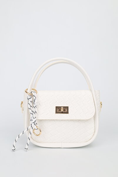 NOTHING Women's White Gold Lock and Charm Detailed Adjustable Strap Burgundy ...