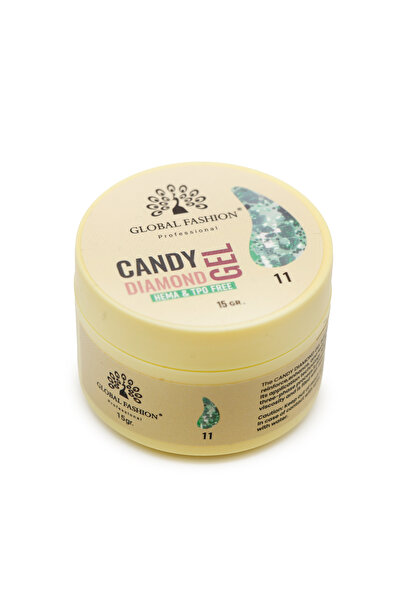 global fashion Set de 2 unități: Gel pentru modelarea unghiilor 15 gr, Diamon...