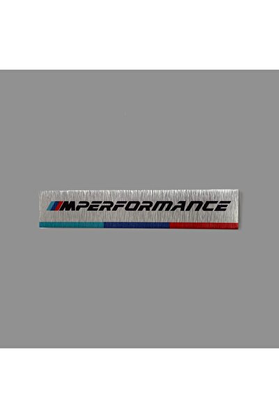 CRF BMW M Metal Etiket 2x10 cm Arkası Yapışkanlı