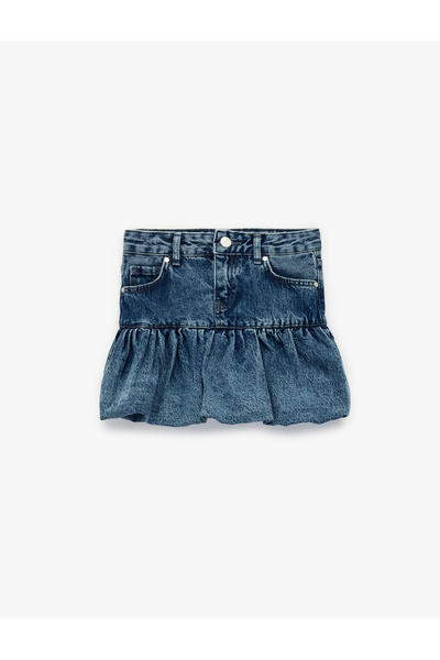 Koton Girl'S Mid Indigo Girl'S Skirts