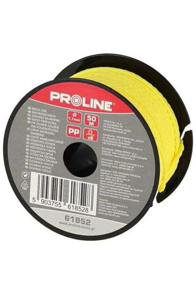 Proline ȘNURĂ DE PERETE DIN POLIPROPILENĂ / GALBEN - 1,7 MM / 50 M
