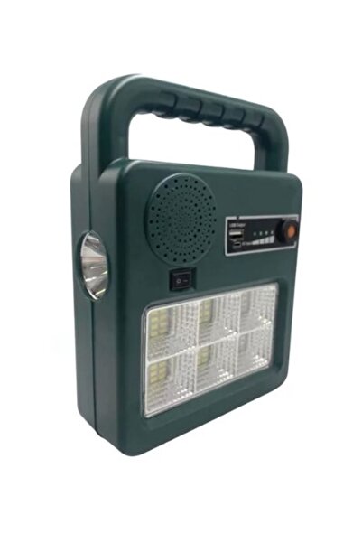 Mihai Solar-powered flashlight portable speaker with USB output port KOLIS038