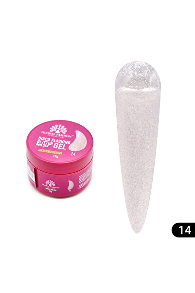 global fashion Set de 2 unități: Gel pentru modelarea unghiilor 15 gr, Disco ...