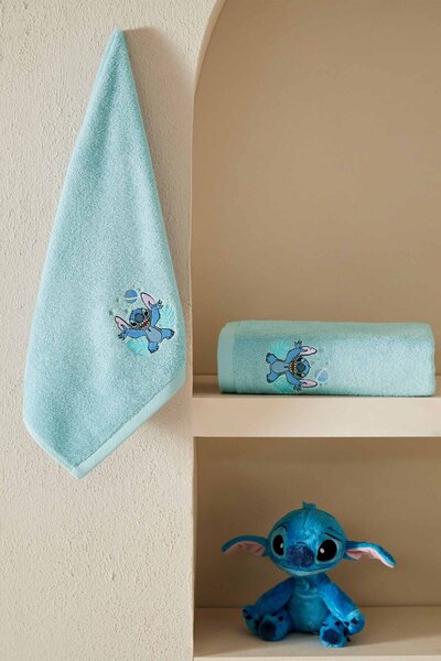 Özdilek Stitch Disney Licensed 2-Piece Towel Set