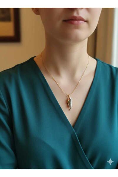 Ralp Moda قلادة من الفولاذ على شكل جاكوار