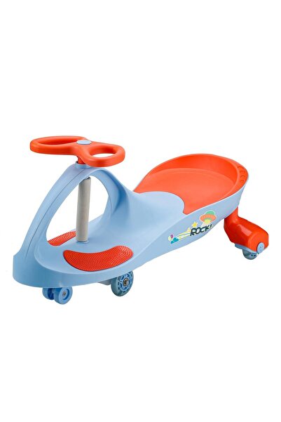 Fab N Funky UFO Print Twister Car, Durable PU Wheels, Ergonomic Design, Footr...