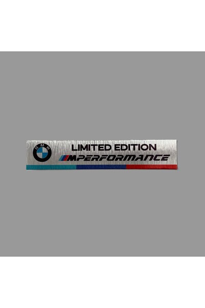 CRF BMW M Limited Edition Metal Etiket 2x10 cm Arkası Yapışkanlı