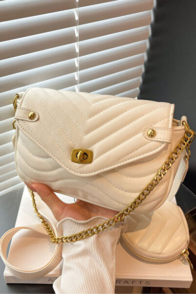 Louis Vettriano Quilted Clutch Purses for Women Marmont Shoulder Bag with Key...