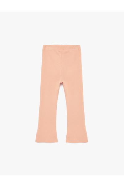 Koton Baby Girl'S Pink Flare Leggings