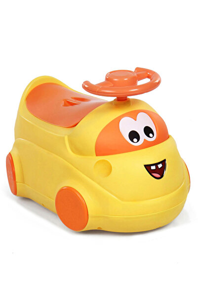 Fab N Funky كرسي مرحاض للأطفال بتصميم قابل للركوب مع عجلة قيادة، وعاء قابل لل...