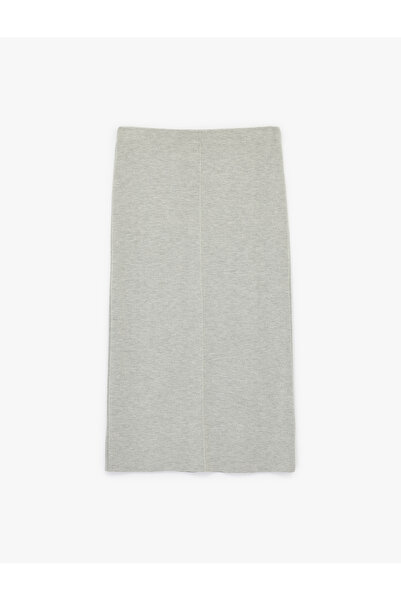 Koton Women'S Grey Pencil Skirt