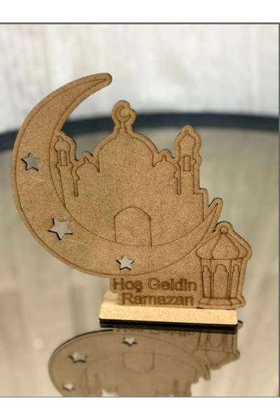 shop Hoşgeldin Ramazan temalı ahşap boyama