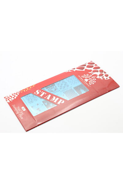 global fashion Set de 3 unități: Matrita pentru stampila unghii de Anul Nou #...