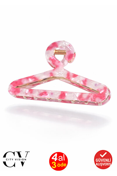 cityvision Dizajn vešalice, roza boja, Sa deznom metalna štipaljka za kosu, 8...