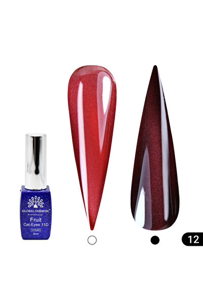 global fashion Set de 3 unități: Ojă semipermanentă ochi de pisică Fruit 11D ...