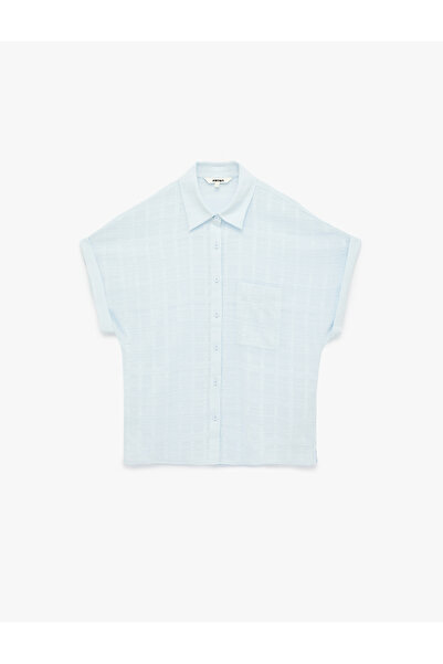 Koton Women'S Blue Women'S Shirts Ss
