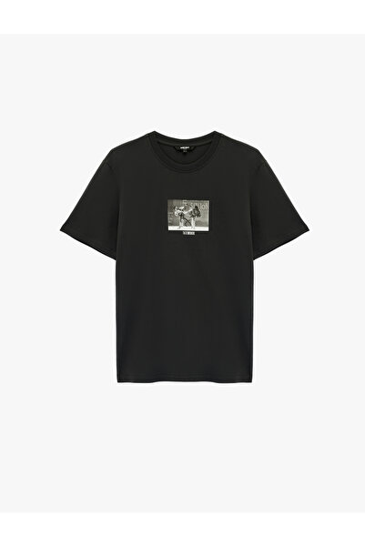 Koton Men'S Anthracite Men'S Tshirt Ss