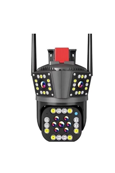 Mihai Outdoor WiFi Smart Surveillance Camera with two lenses, motion detectio...