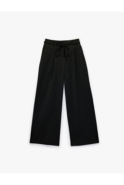Koton Women'S Anthracite Wide Leg Pants