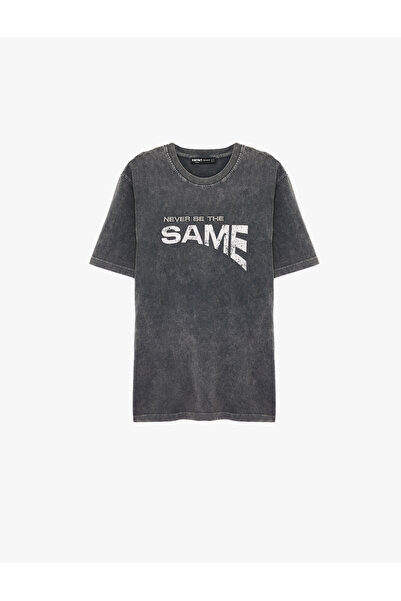 Koton Men'S Anthracite Men'S Tshirt Ss