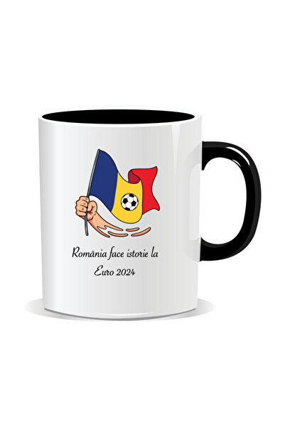 OEM Personalized mug with messages for Romanian fans, Romania makes history a...