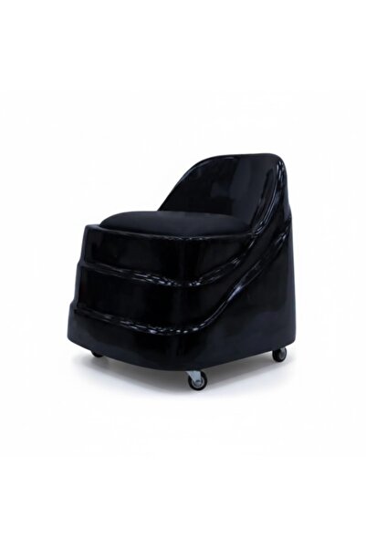 Globalstar Stoll Chair with Leather Seat – Heavy-Duty Rolling Chair for Beaut...