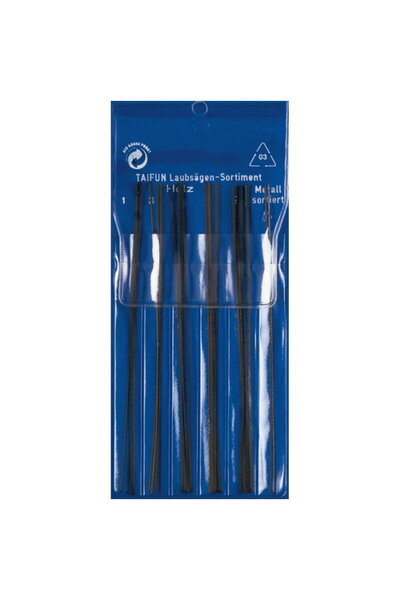 Pebaro 133, Set de panze pentru traforaj, 4 tipuri de panze pentru lemn si 2 ...