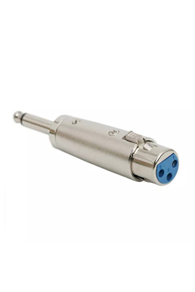 OEM Adaptor XLR JACK mufă XLR – mufă JACK 6.3 mm (mono) 05208