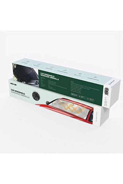 Green Lion Car Windshield Sunshade Umbrella-black