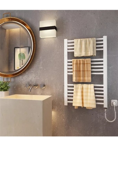 WEBER Elektrikli Havlupan Isıtıcı Termostatlı Bornoz Askısı Hediyeli 45X80 CM