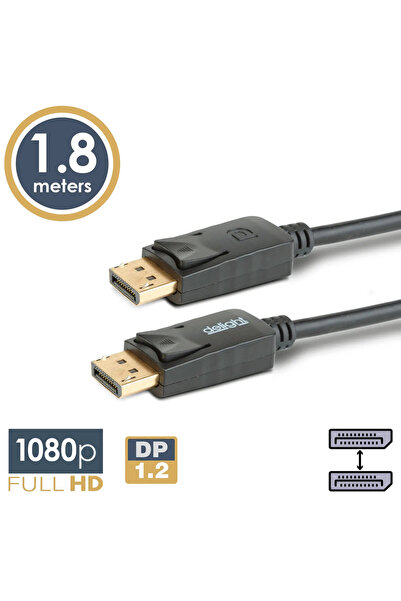 OEM Cablu DisplayPort v1.2 la DisplayPort v1.2 FullHD 1080p + MST 1.8m deligh...
