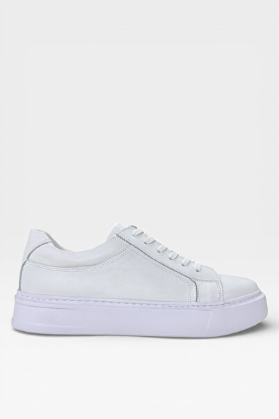 Liger Мъжки обувки от естествена кожа WHITE