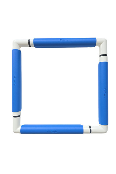 Liva Craft NURGE 29X29 سم حلقة تطريز بمشبك باللون الأزرق