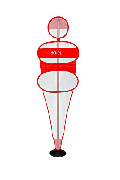 SCUCS 1319 Fileli Plastik Çubuklu Baraj Adam Takozlu Kırmızı
