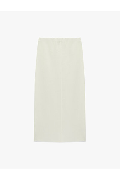 Koton Women'S Ecru Pencil Skirt