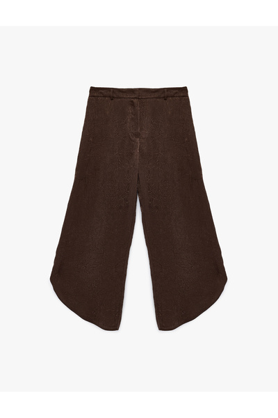 Koton Women'S Brown Harem Trousers