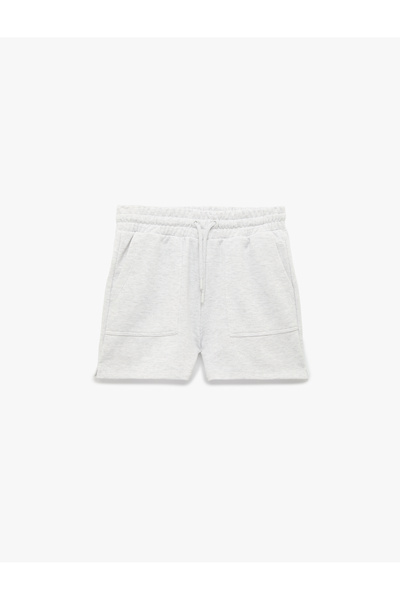Koton Women'S Light Grey Mini Shorts