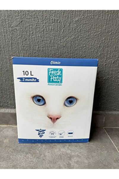 PERİTAS Fresh Paty Kutulu Kokusuz Tozsuz Carbon Topaklanan Kedi Kumu 10 Lt