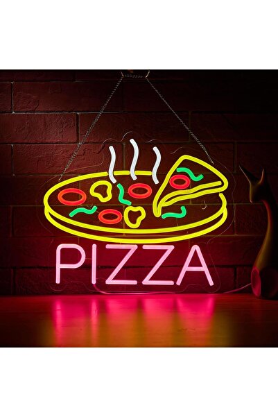 Slasa Pizza Neon Sign 33x40cm with 6mm Acrylic Base LED Wall Decor