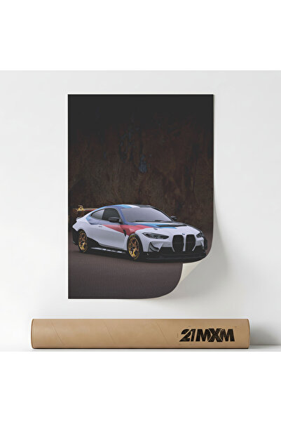 21mxm Poster Auto Premium - M4 GT3 10 – Design Minimalist, Fara Rama