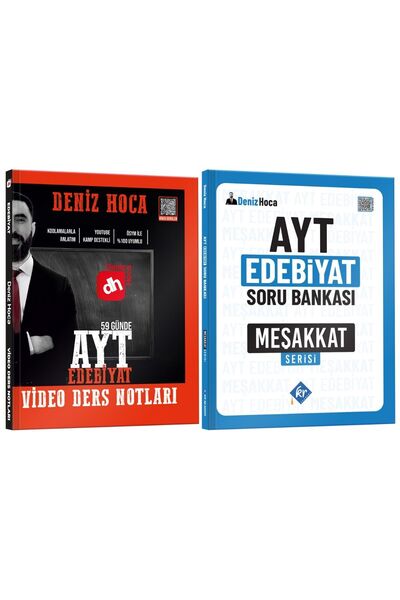 KR Akademi Yayınları Deniz Hoca AYT Edebiyat Video Ders Notu ve Soru Bankası ...