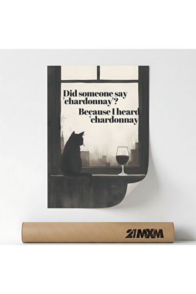 21mxm Poster Decorativ Tematica Bar & Cocktail - 'Bar 101', Material Textil, ...