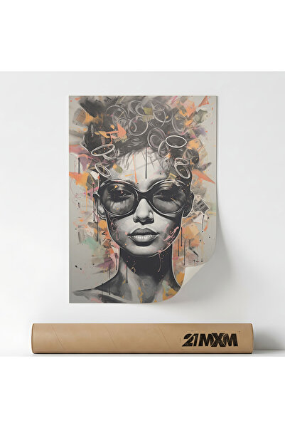 21mxm Poster 'Arta 22' Pe Panza Mata – Design Minimalist, A4 (21 x 29.7 cm), ...