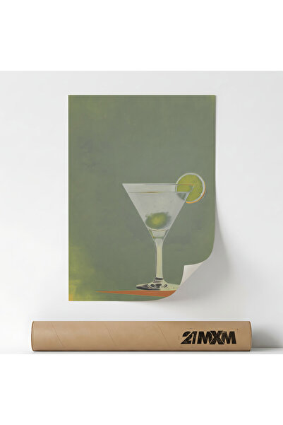 21mxm Poster Decorativ Tematica Bar & Cocktail - 'Bar 187', Material Textil, ...