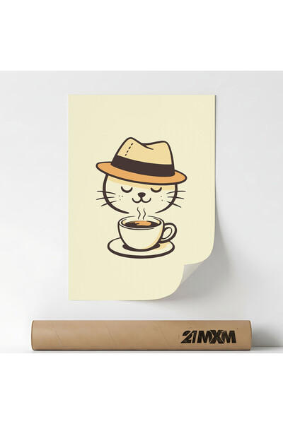 21mxm Poster decorativ, mesaj tipografic, Coffee Master, A3 (29.7 x 42 cm), F...